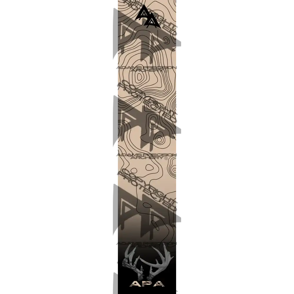 APA ANTLER TOPO SERIES ARROW WRAPS - SAND
