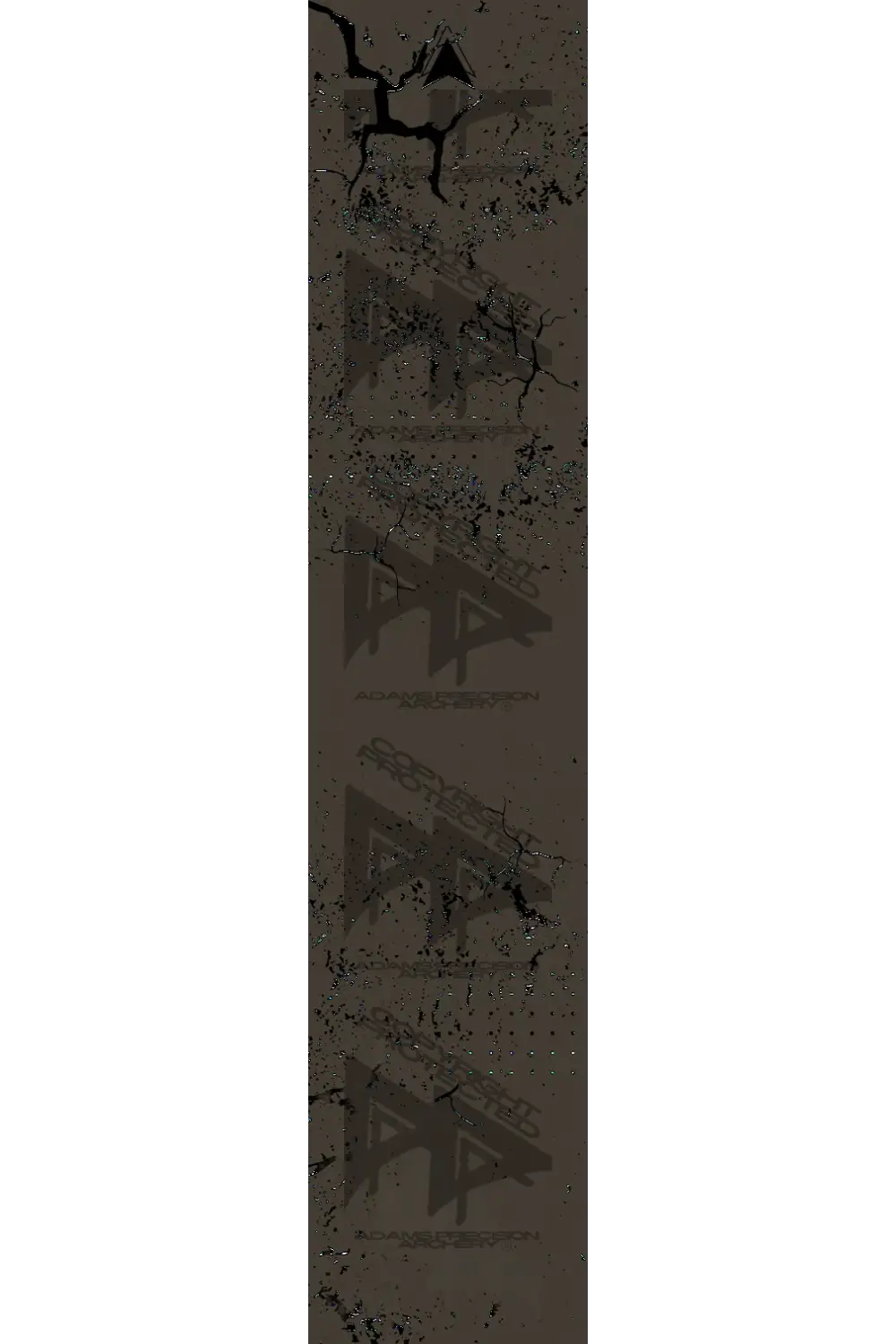 APA BLACK SHATTERED SERIES ARROW WRAP KODIAK