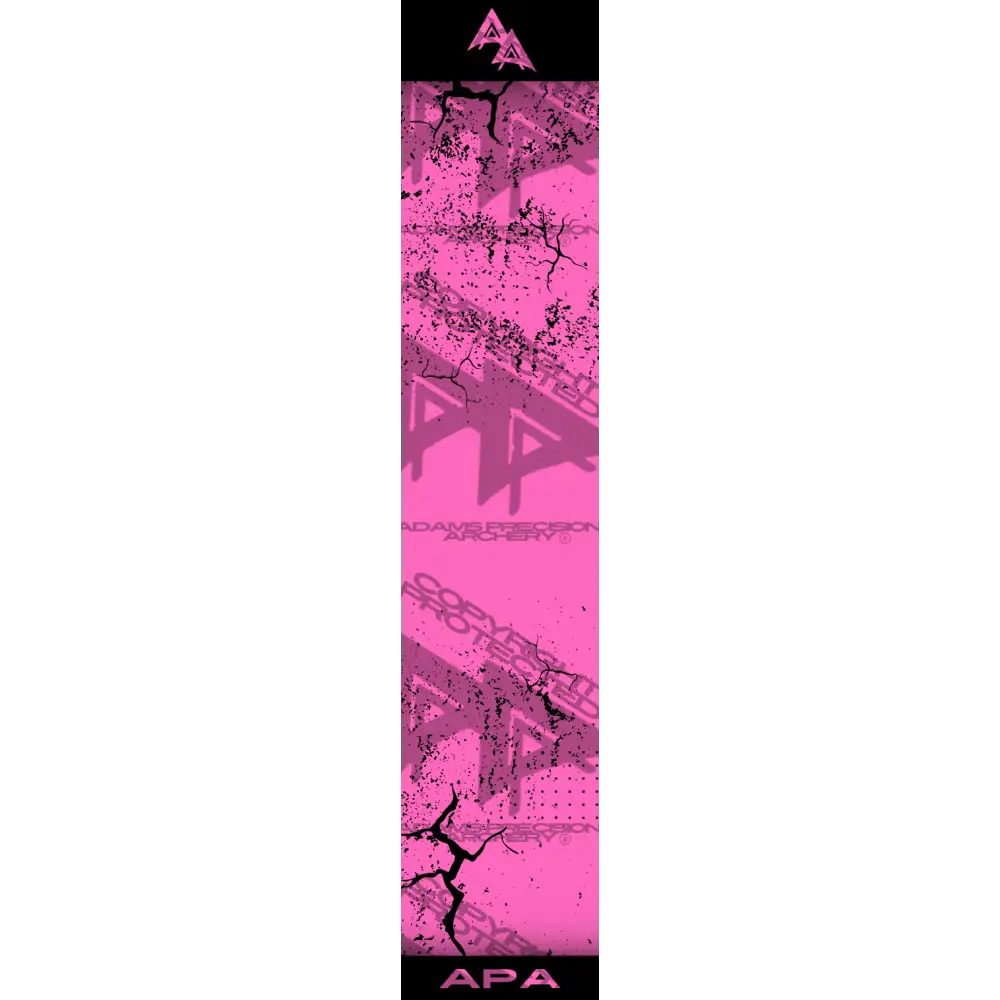 APA BLACK SHATTERED SERIES ARROW WRAP PINK
