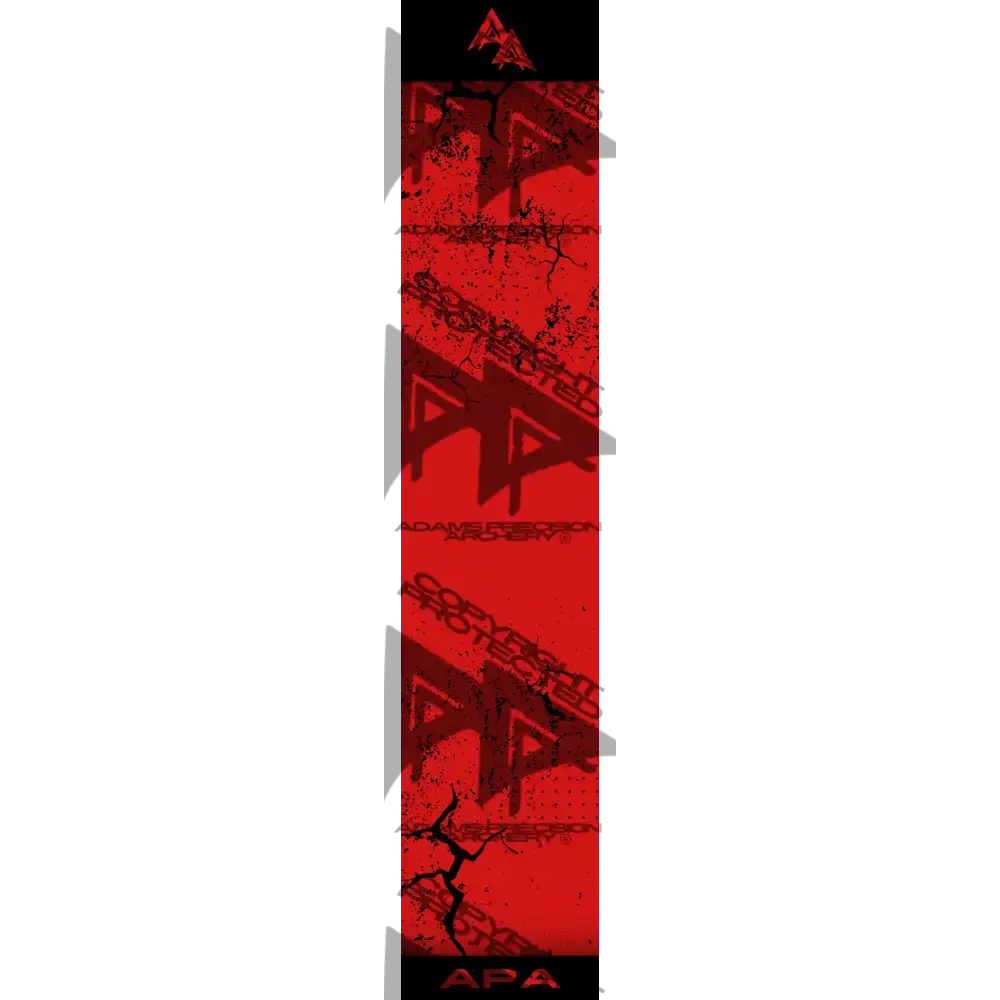 APA BLACK SHATTERED SERIES ARROW WRAP RED