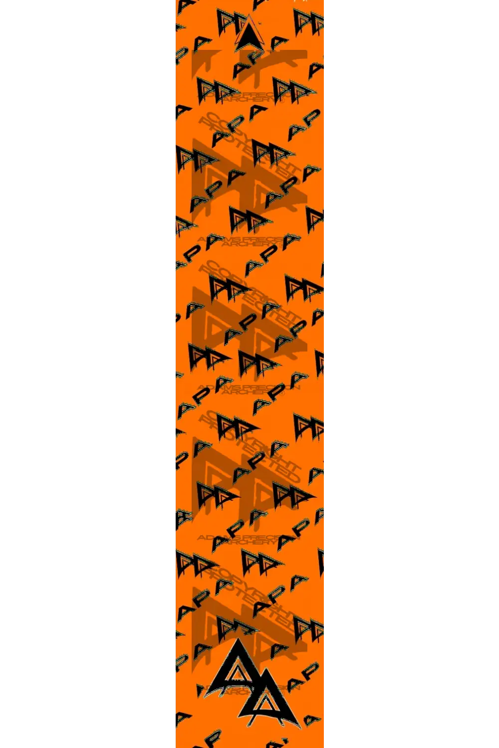 APA BRANDED FLO ORANGE ARROW WRAP FLUORESCENT / BANDED APA BRANDED SERIES