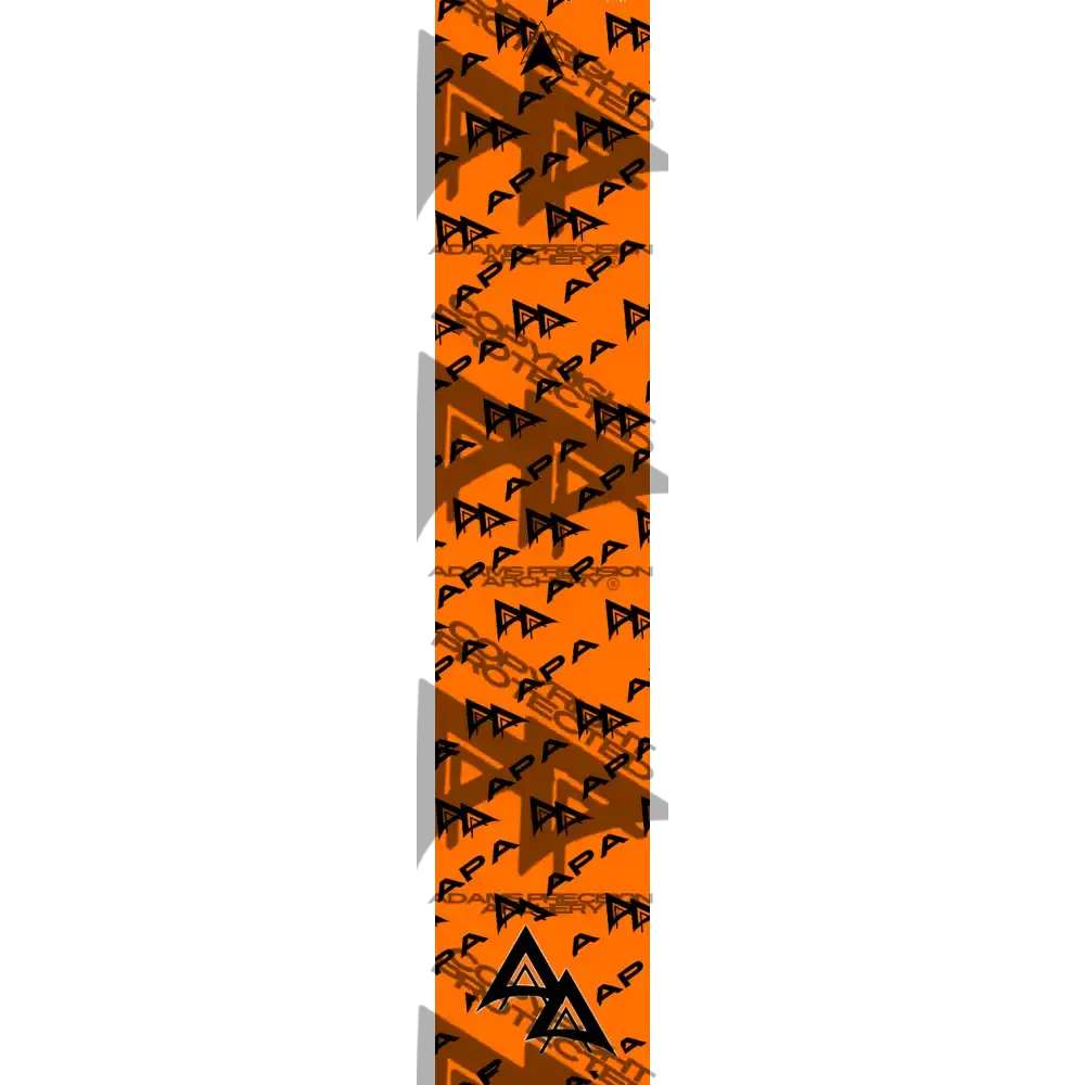 APA BRANDED FLO ORANGE ARROW WRAP FLUORESCENT / BANDED APA BRANDED SERIES