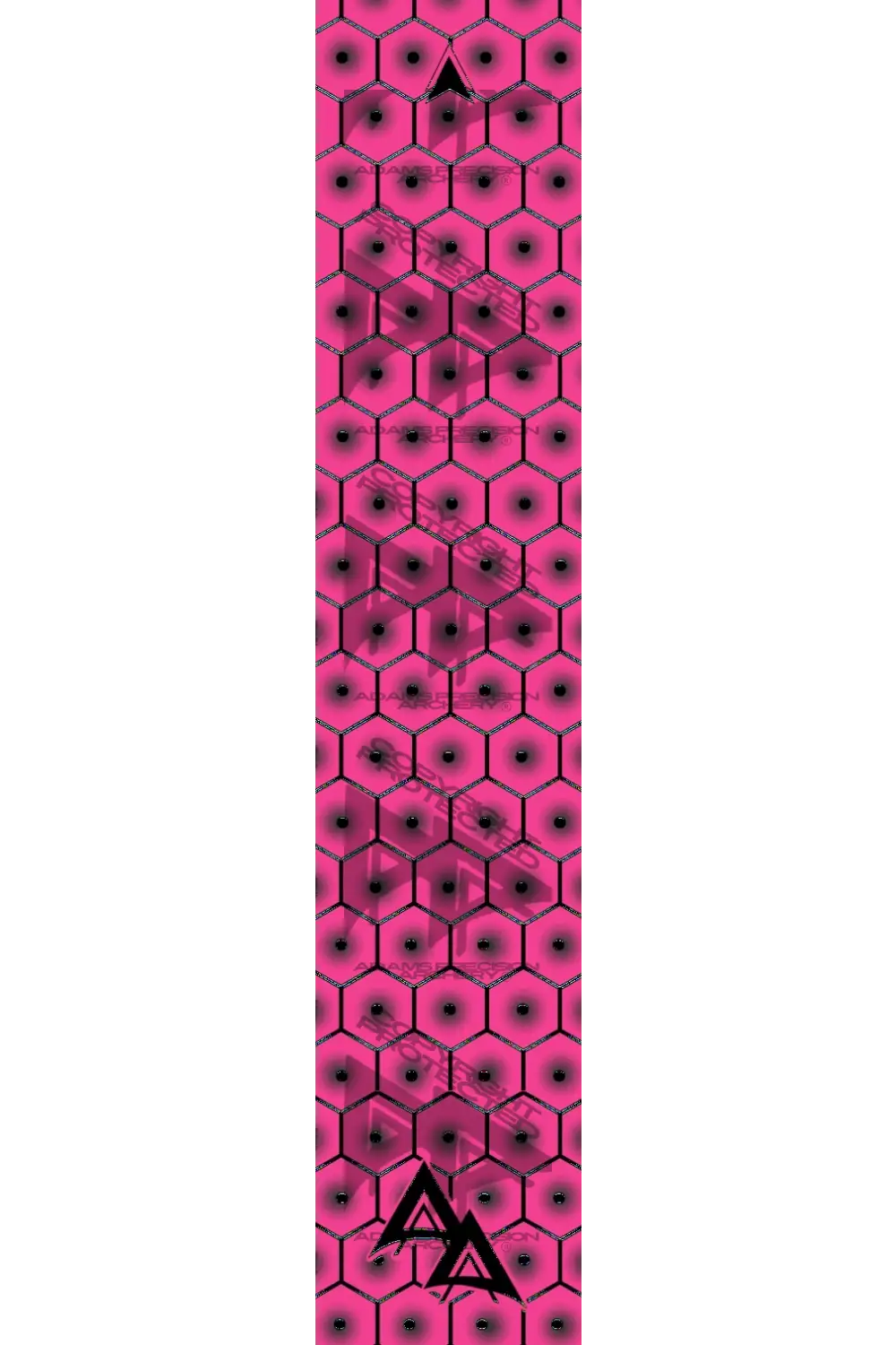 APA BULLSEYE HEX SERIES ARROW WRAPS - FLO PINK FLUORESCENT