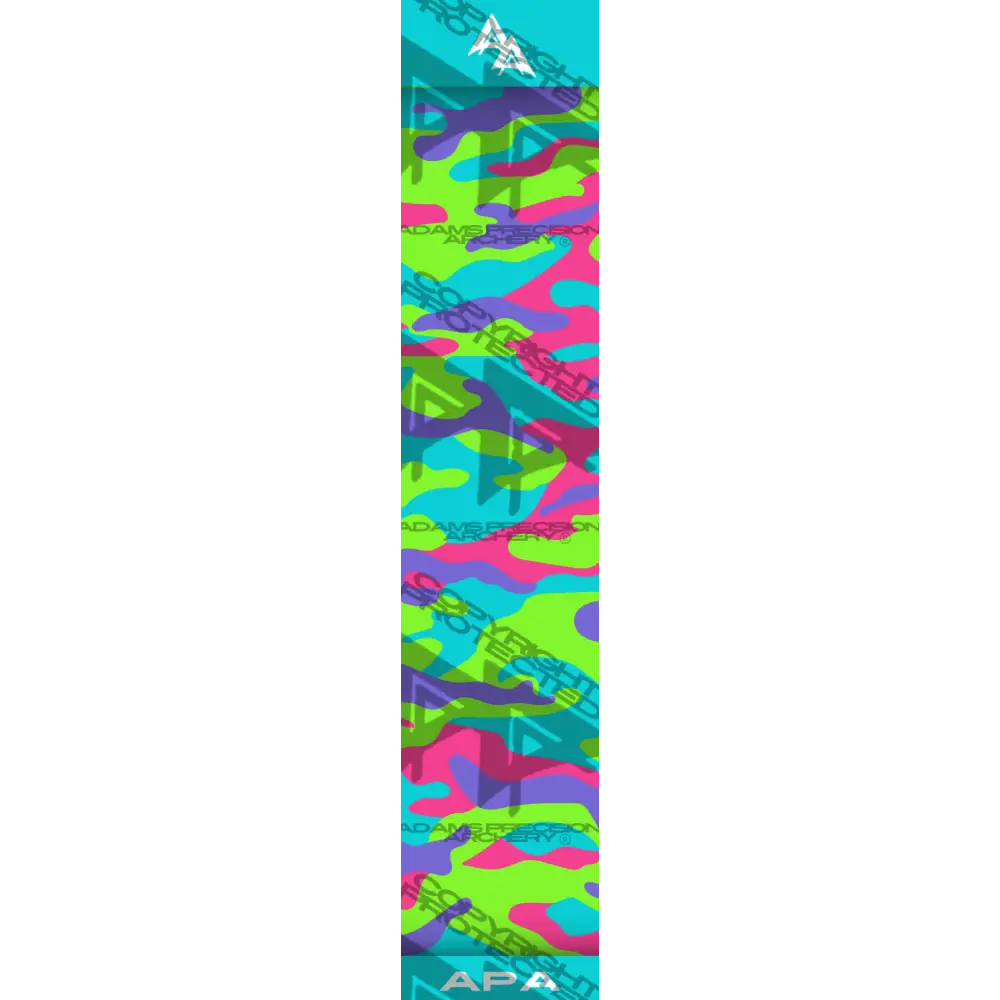 APA CAMP CAMO SERIES ARROW WRAPS - NEON MATTE (STANDARD)