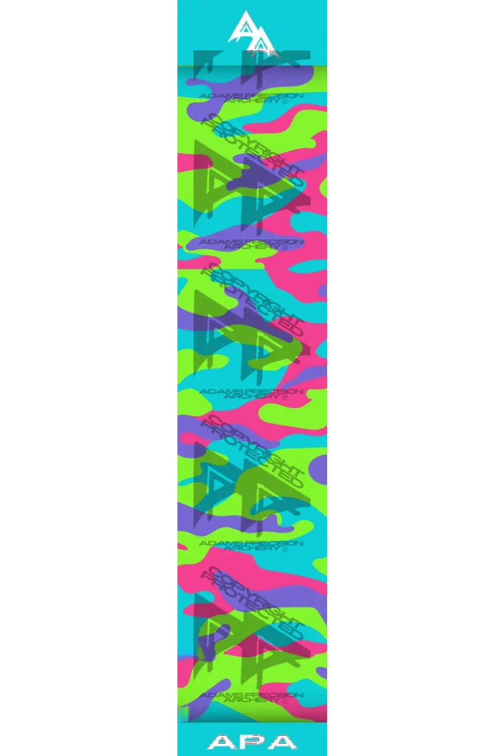 APA CAMP CAMO SERIES ARROW WRAPS - NEON MATTE (STANDARD)