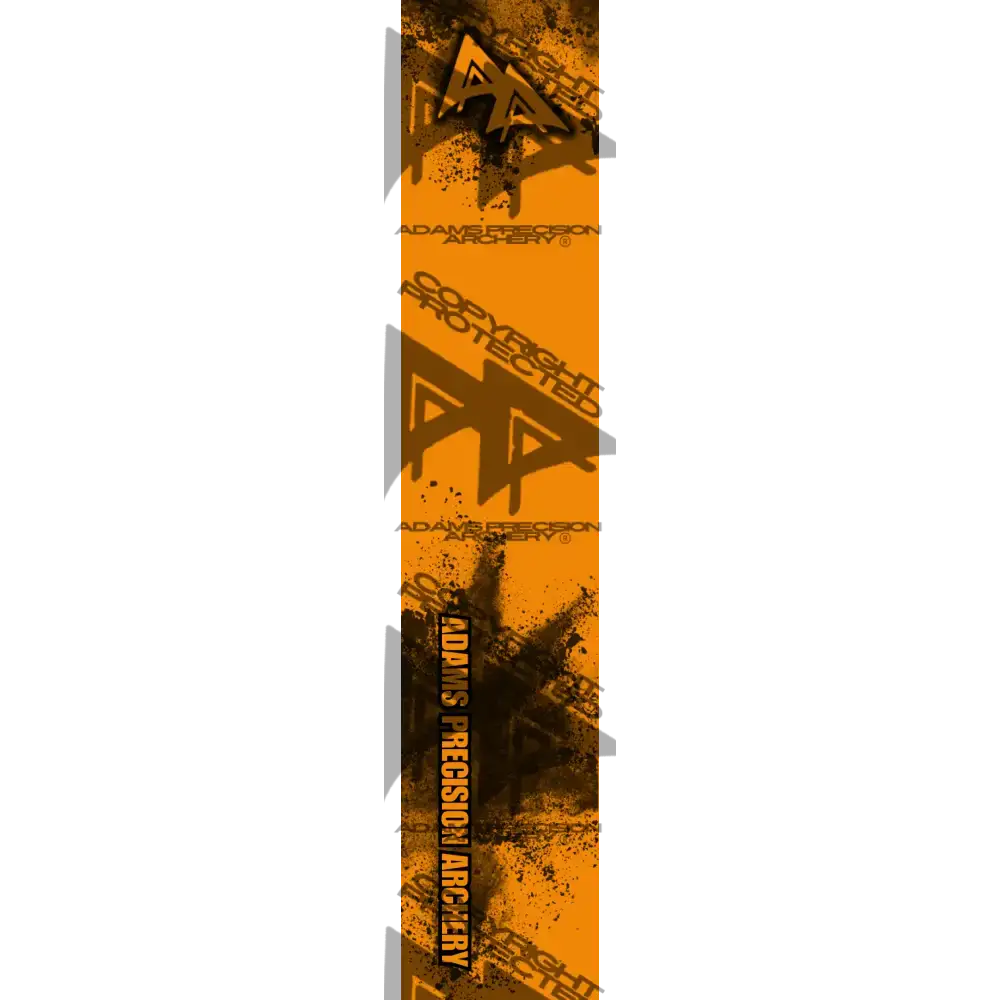 APA CONCRETE BLAST SERIES ARROW WRAPS - FLO ORANGE FLUORESCENT