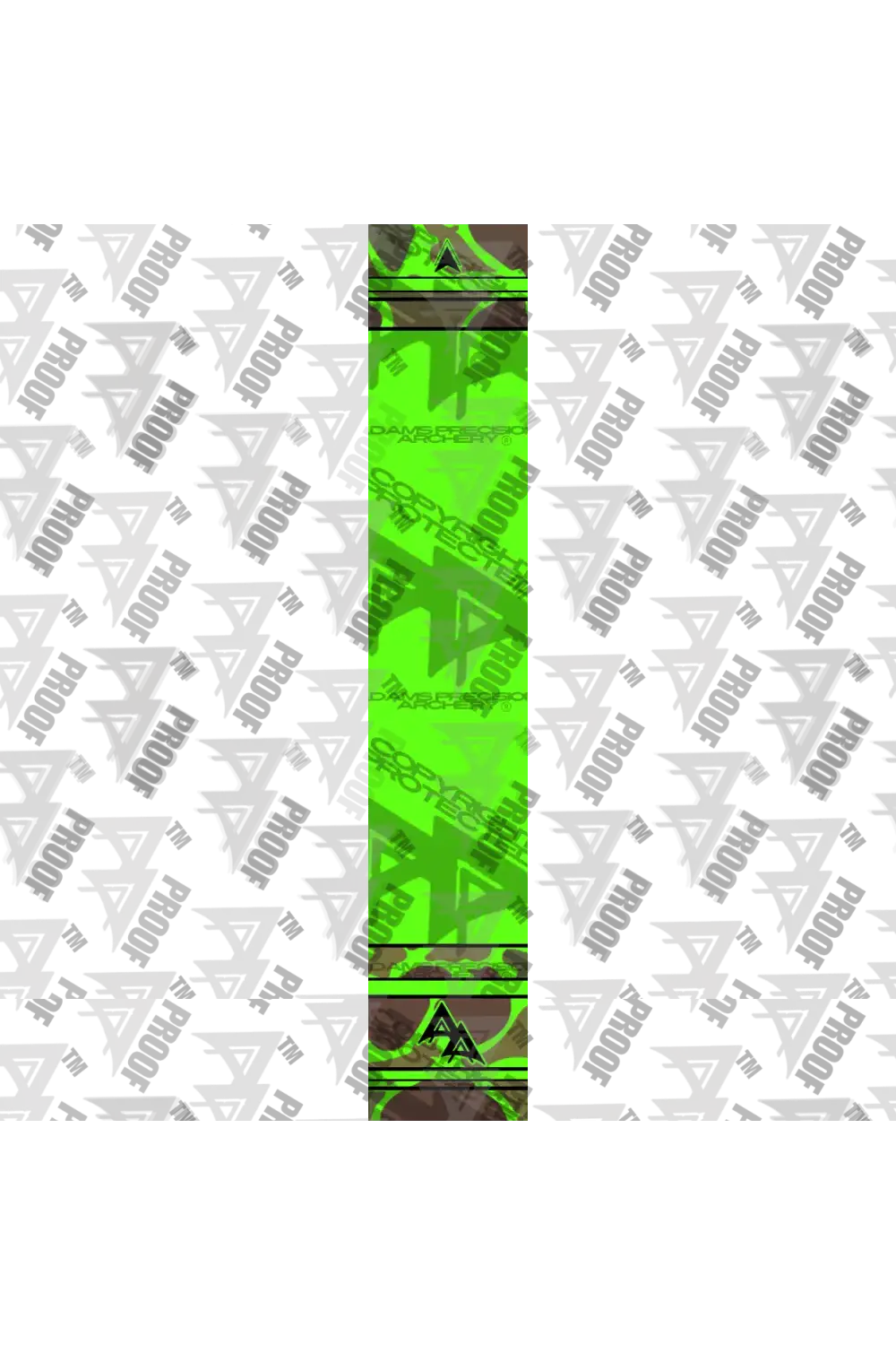 APA CRESTED DUCK SERIES ARROW WRAPS - GREEN TWO MATTE (STANDARD)
