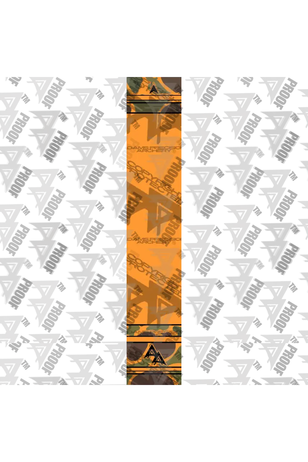 APA CRESTED DUCK SERIES ARROW WRAPS - ORANGE TWO MATTE (STANDARD)