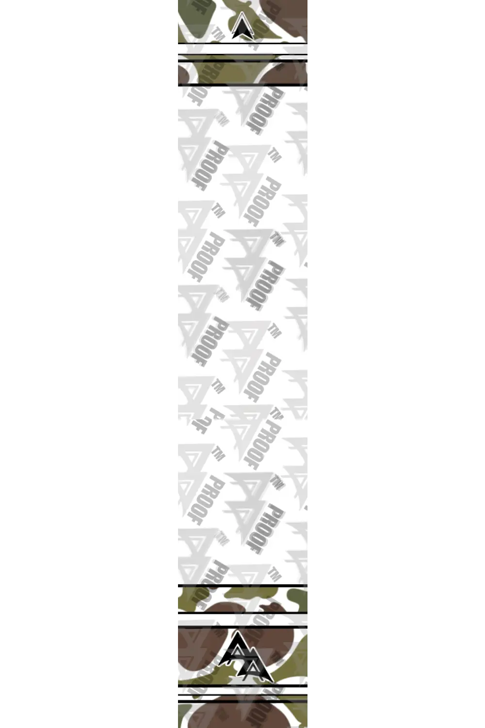 APA CRESTED DUCK SERIES ARROW WRAPS - WHITE TWO MATTE (STANDARD)