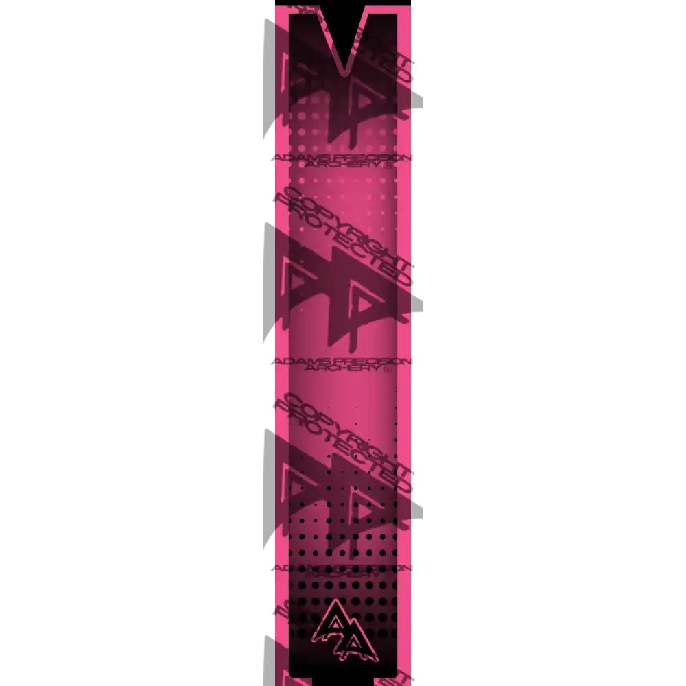APA CUTOUT SERIES ARROW WRAPS - FLO PINK FLUORESCENT