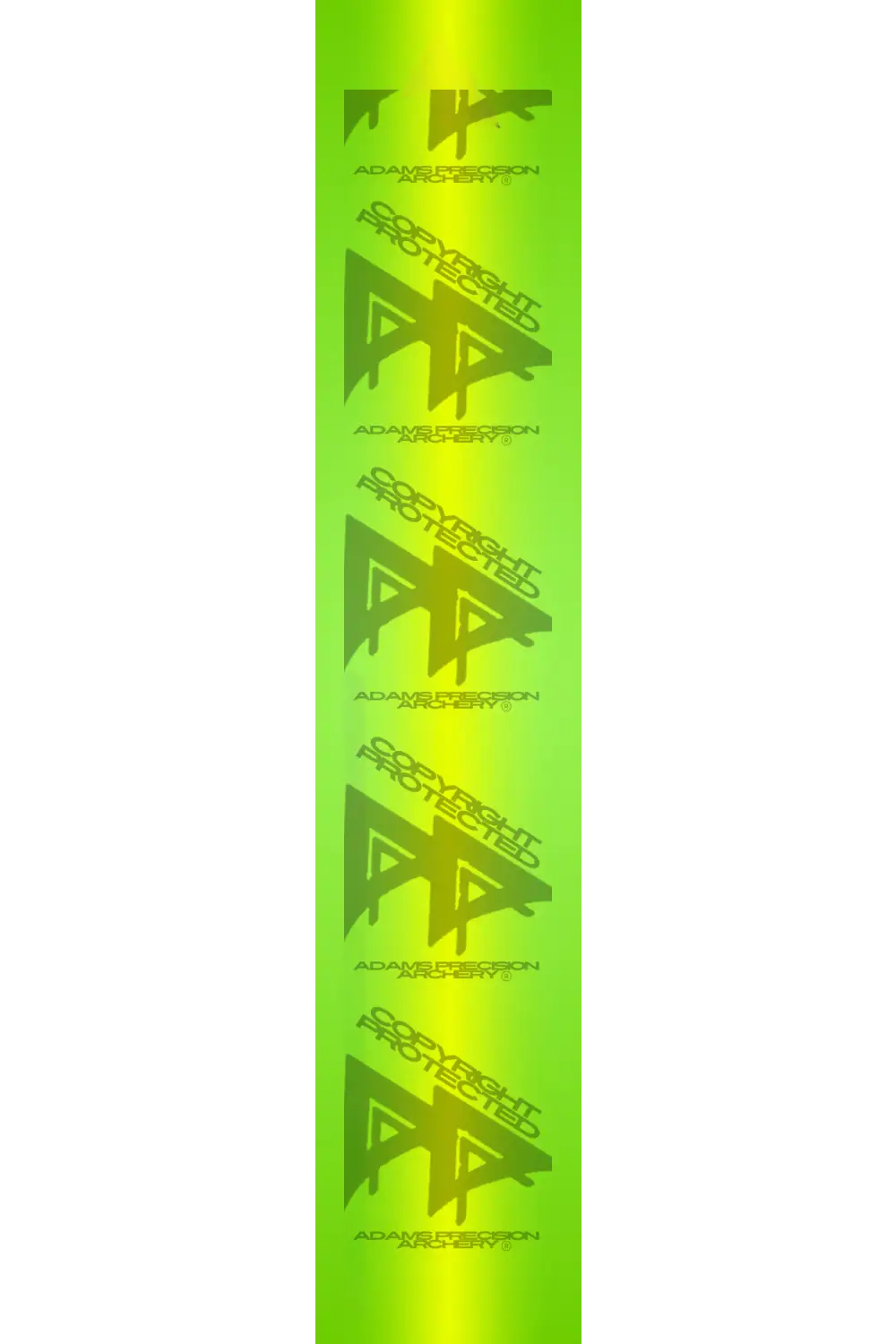 APA CYLINDER FADE SERIES ARROW WRAPS - GREEN