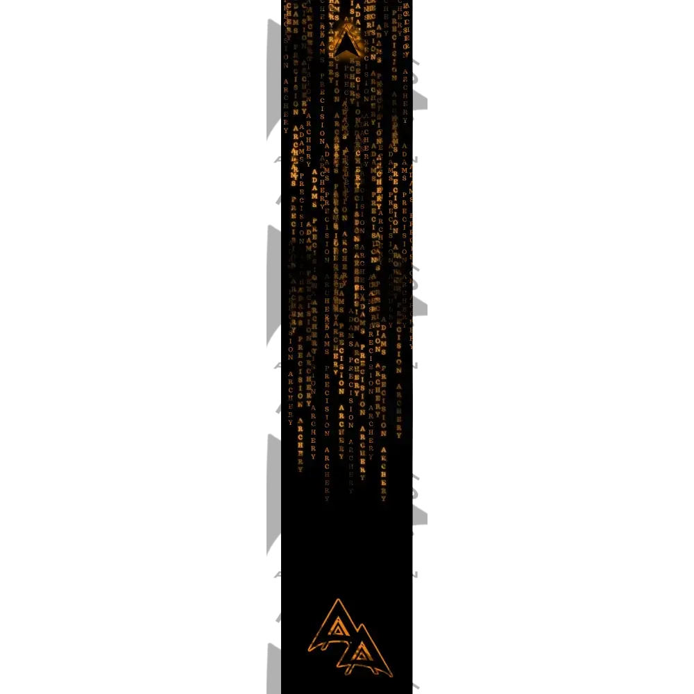 APA DIGITAL RAINFALL SERIES FLO ORANGE ARROW WRAPS FLUORESCENT ARROW WRAPS