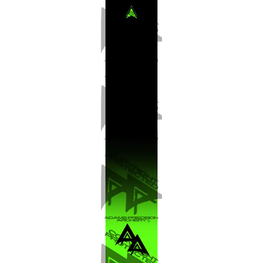 APA DISSOLVE FLO GREEN SERIES ARROW WRAP FLUORESCENT APA DISSOLVE SERIES