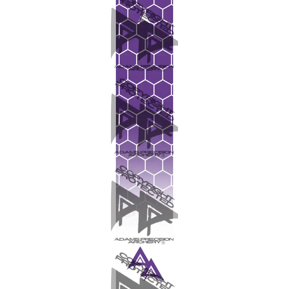 APA DISSOLVING PURPLE FILLED HEX SERIES ARROW WRAP MATTE (STANDARD) APA HEX SERIES
