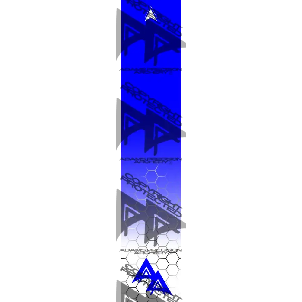 APA FADING HEX SERIES ARROW WRAPS -BLUE