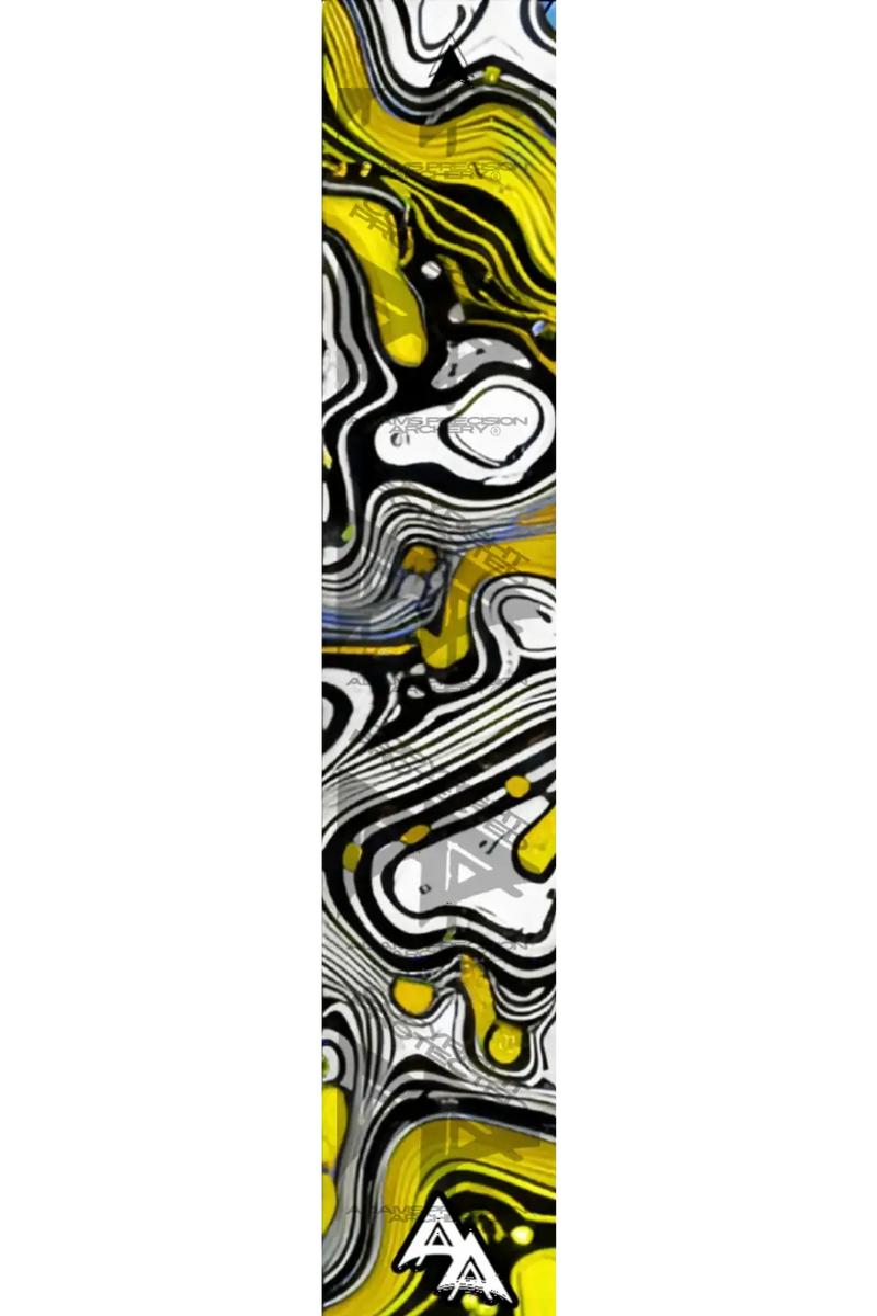 APA FAR OUT SERIES ARROW WRAPS | LIQUID TOPO YELLOW