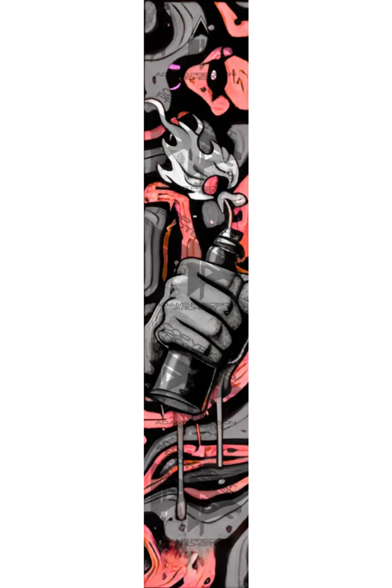 APA FAR OUT SERIES ARROW WRAPS | NEON FORGE RED