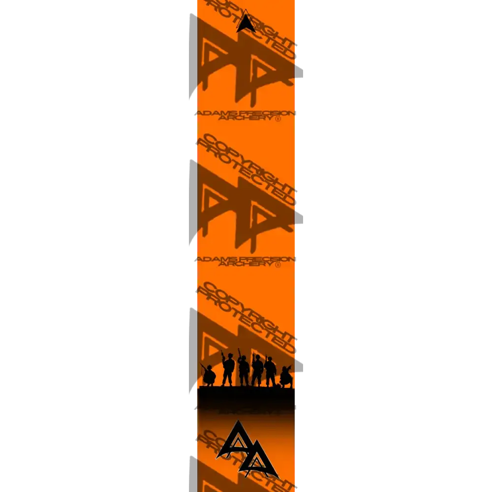 APA FLO ORANGE BROTHERHOOD SERIES ARROW WRAP FLUORESCENT DEALER PRICING QUALIFIED
