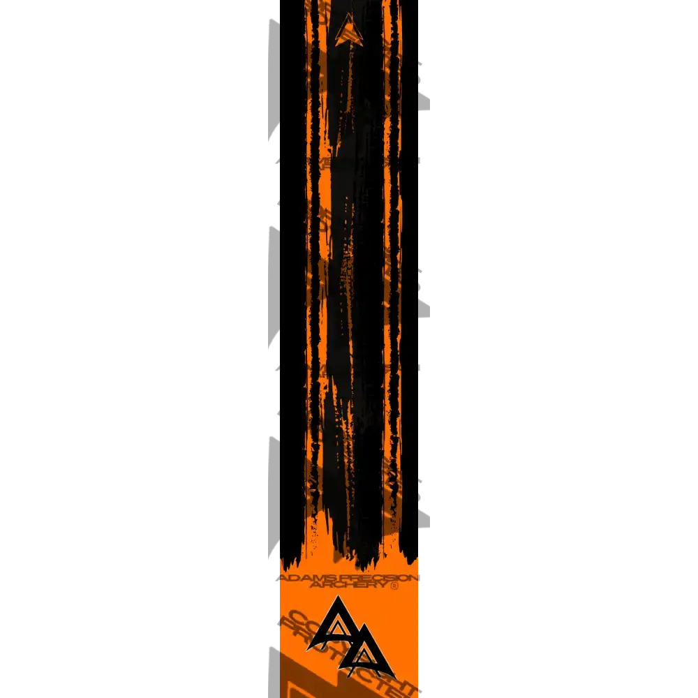 APA FLO ORANGE DRIFTWOOD SERIES ARROW WRAP FLUORESCENT APA DRIFTWOOD SERIES