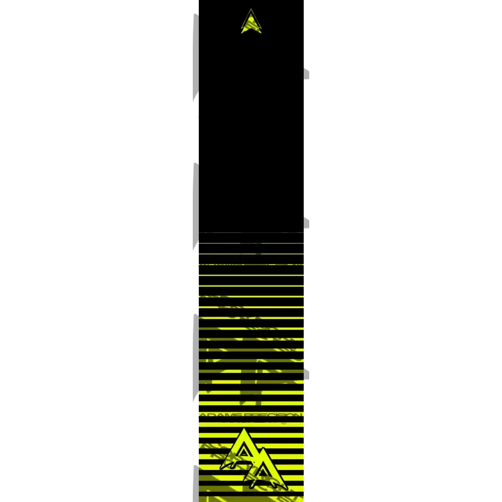 APA FLO YELLOW HORIZON RISING DARK SERIES ARROW WRAP FLUORESCENT DEALER PRICING QUALIFIED