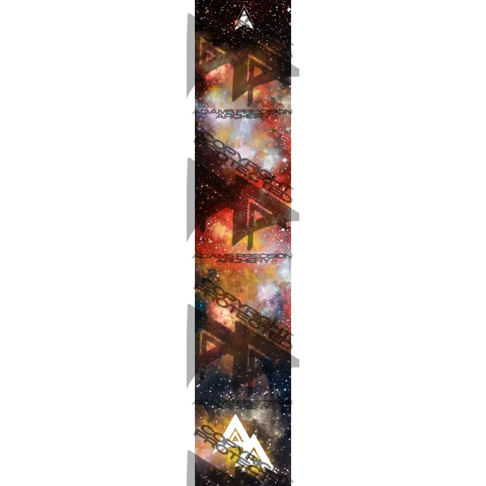 APA GALACTIC SERIES ARROW WRAPS - ORANGE GALAXIES MATTE (STANDARD) All SERIES