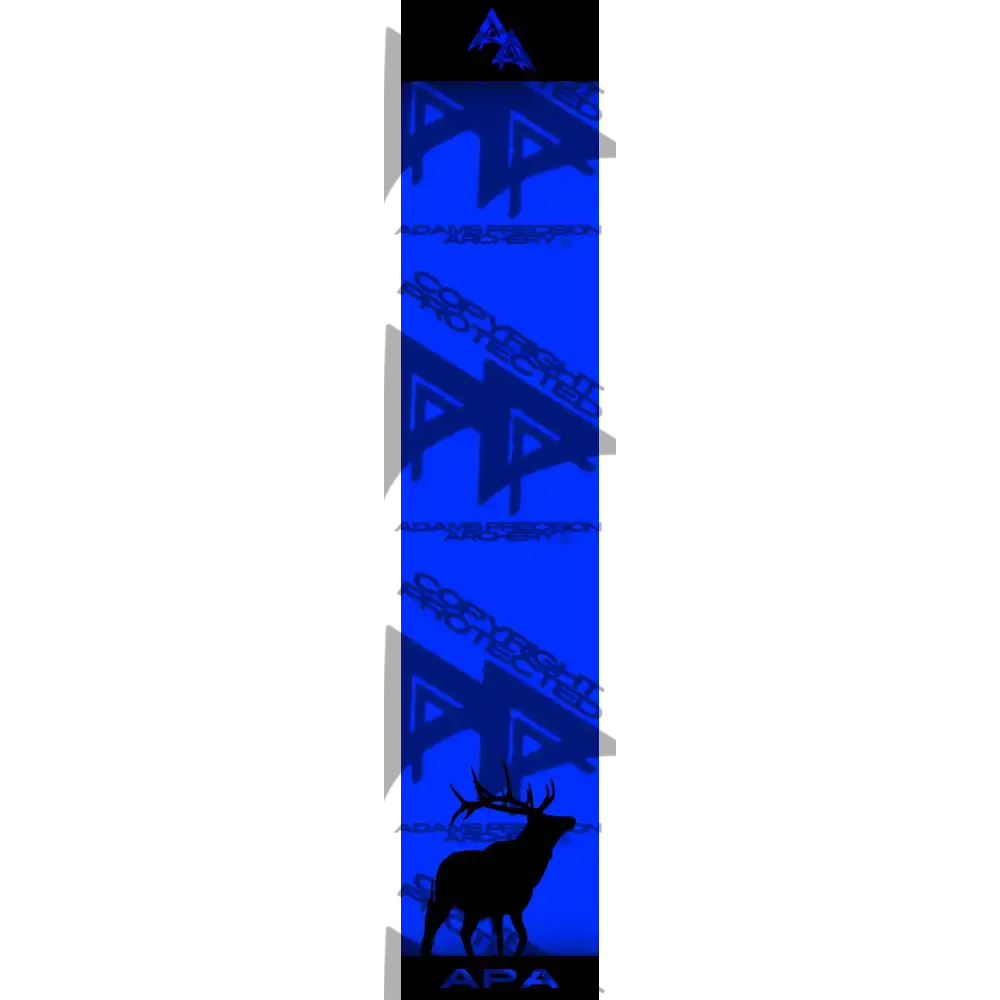 APA GAME SERIES ELK BLUE ARROW WRAP MATTE (STANDARD) / BANDED ARROW WRAPS