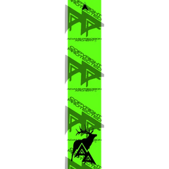 APA GAME SERIES ELK FLO GREEN ARROW WRAP FLUORESCENT / TRADITIONAL ARROW WRAPS