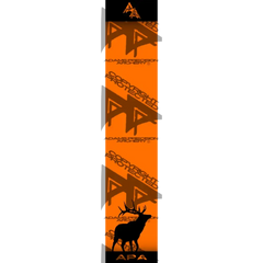 APA GAME SERIES ELK FLO ORANGE ARROW WRAP FLUORESCENT / BANDED ARROW WRAPS