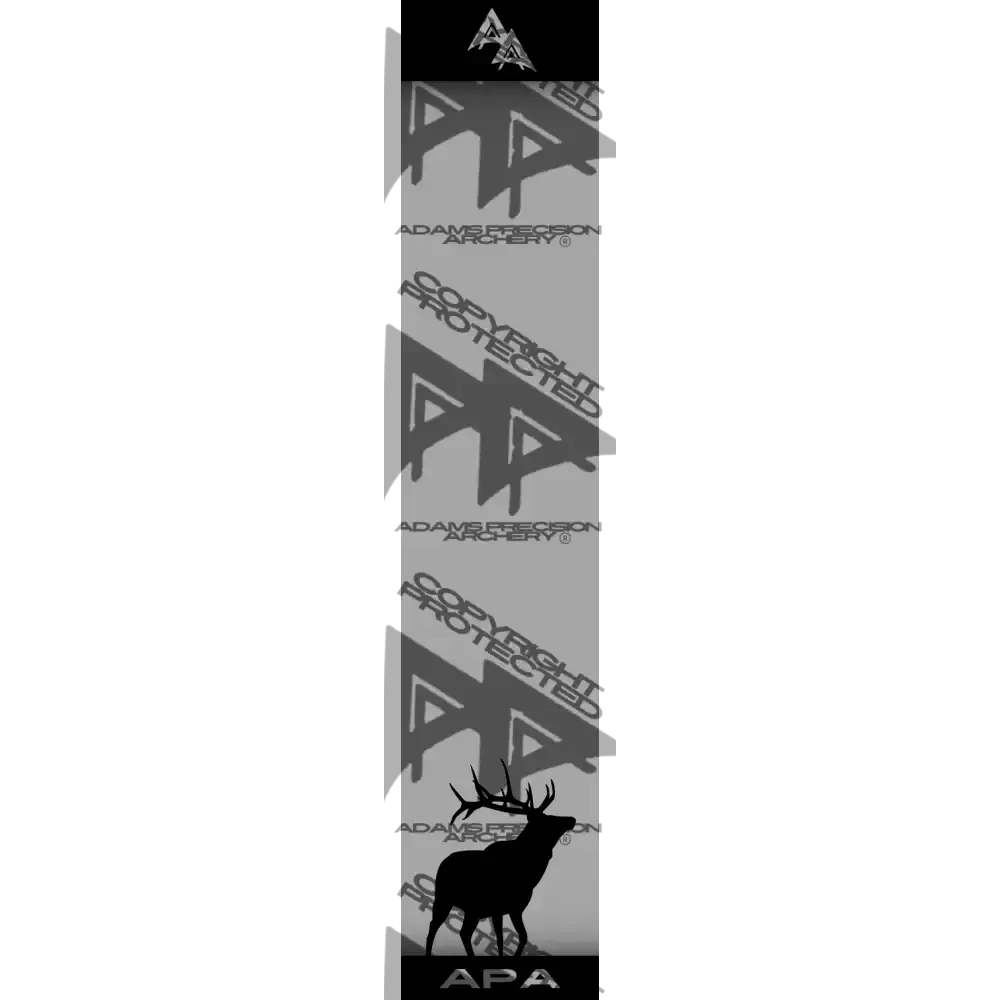 APA GAME SERIES ELK GREY ARROW WRAP MATTE (STANDARD) / BANDED ARROW WRAPS