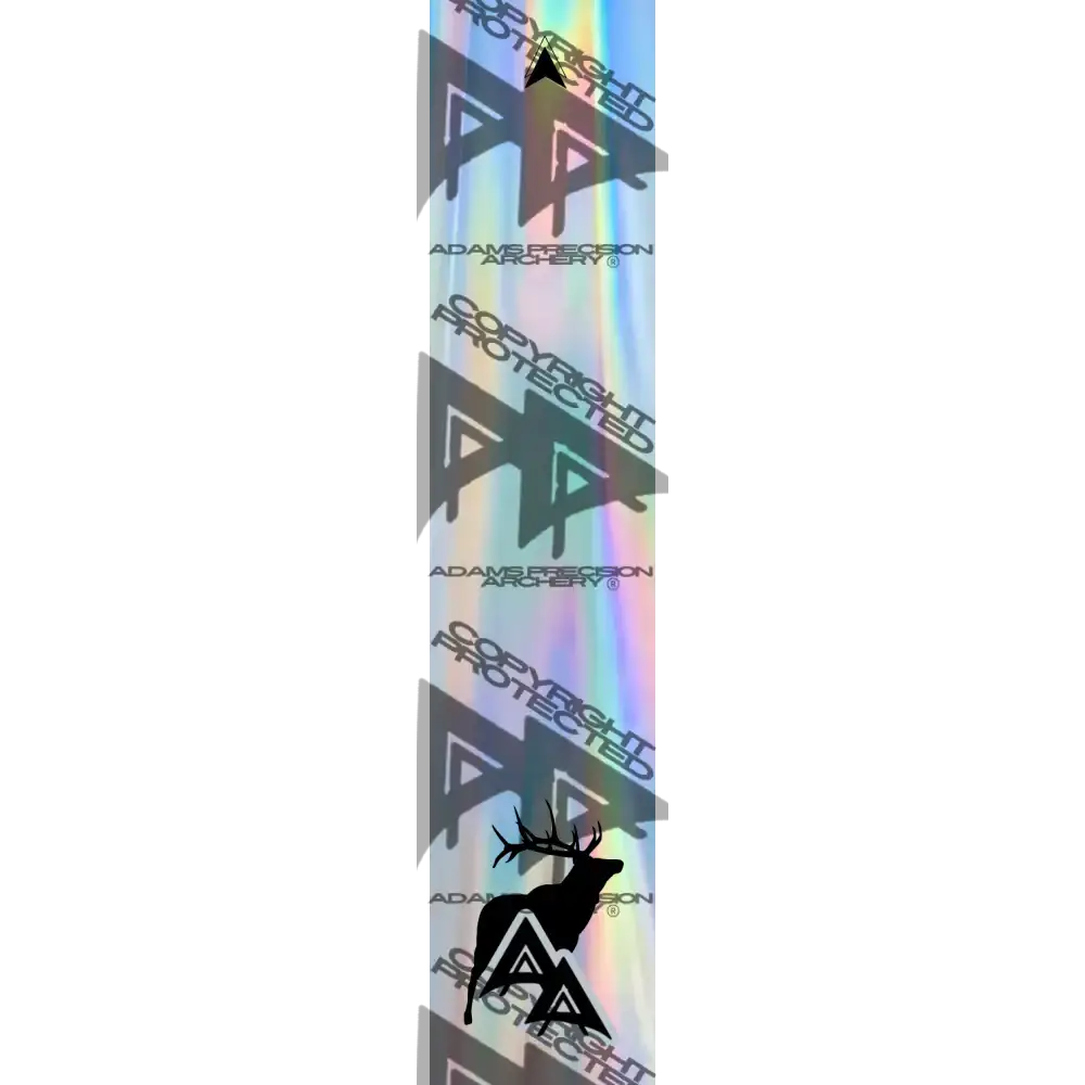 APA GAME SERIES ELK HOLOGRAPHIC ARROW WRAP  / BANDED ARROW WRAPS