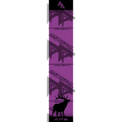 APA GAME SERIES ELK PURPLE ARROW WRAP MATTE (STANDARD) / BANDED ARROW WRAPS