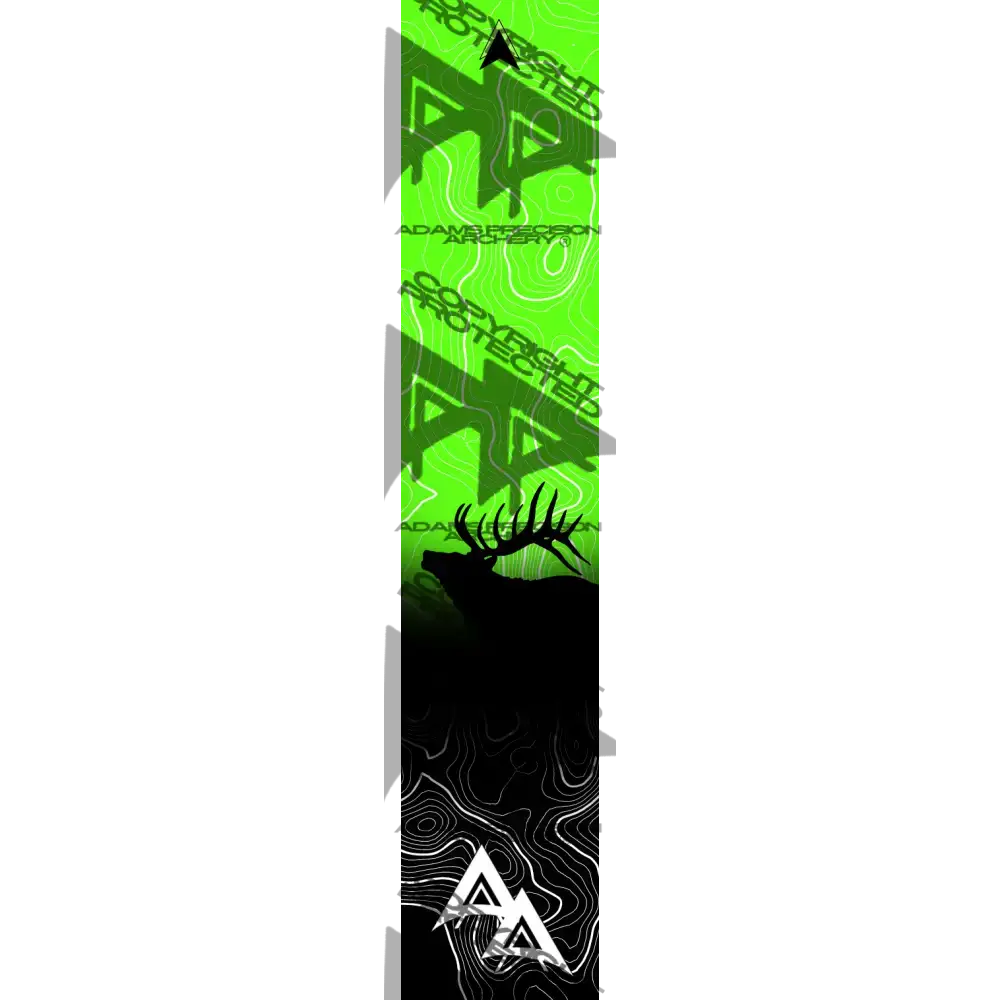 APA GAME SERIES ELK TOPO FADE GREEN ARROW WRAP