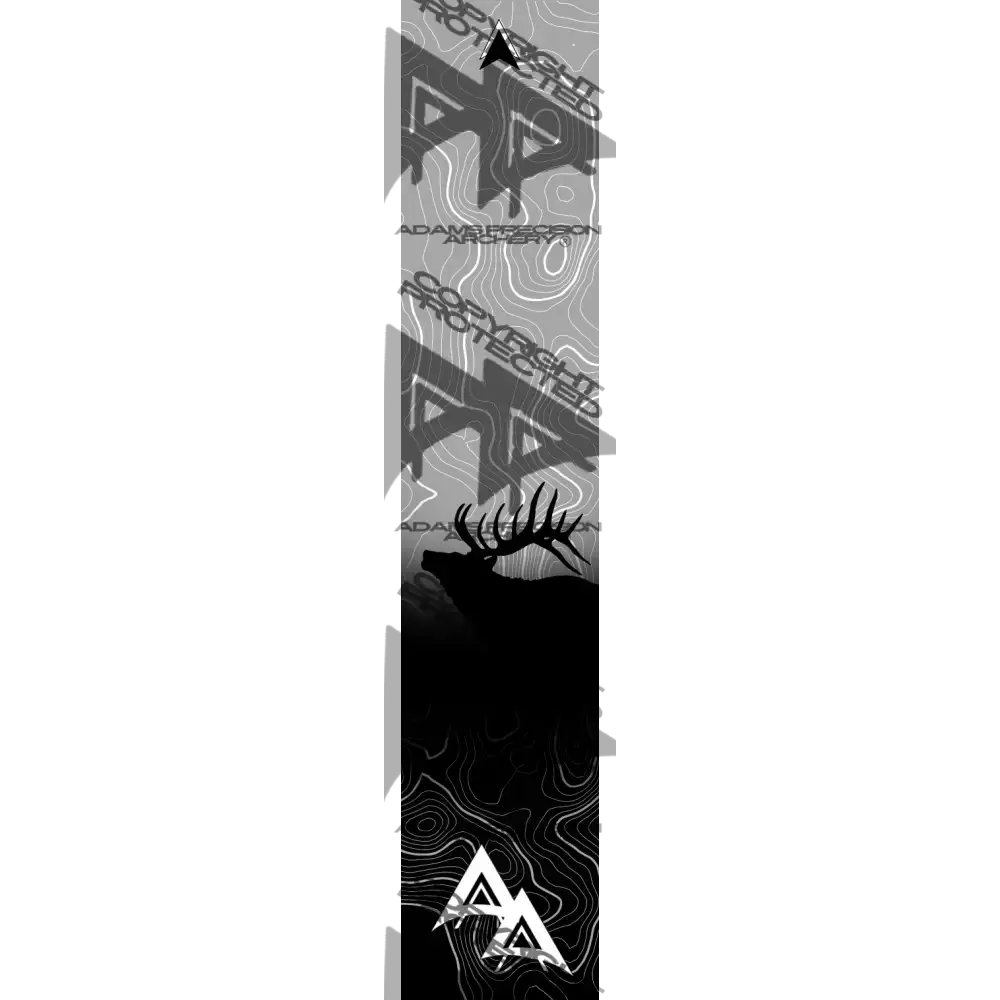APA GAME SERIES ELK TOPO FADE GREY ARROW WRAP
