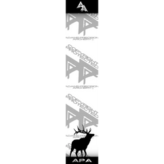 APA GAME SERIES ELK WHITE ARROW WRAP MATTE (STANDARD) / BANDED ARROW WRAPS