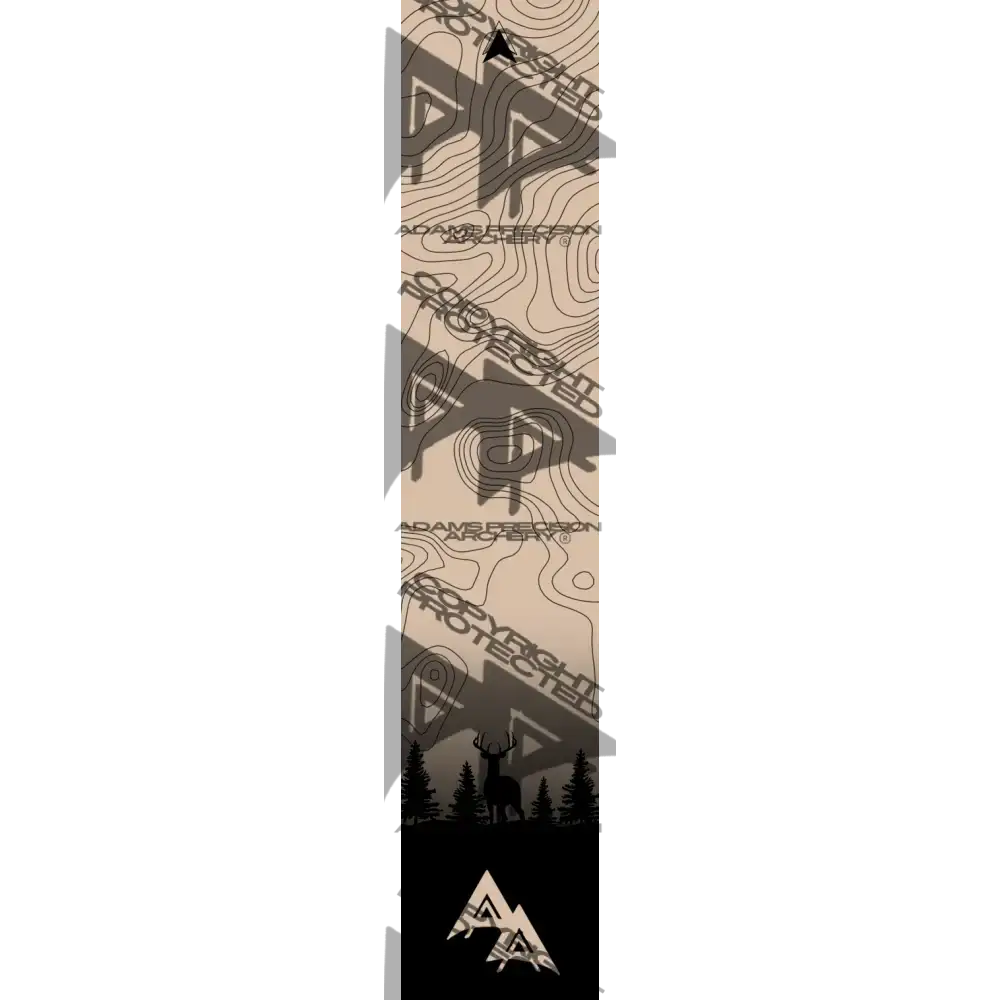 APA GAME SERIES MOONLIT TOPO FADE SAND ARROW WRAP