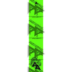 APA GAME SERIES TURKEY FLO GREEN ARROW WRAP FLUORESCENT / TRADITIONAL