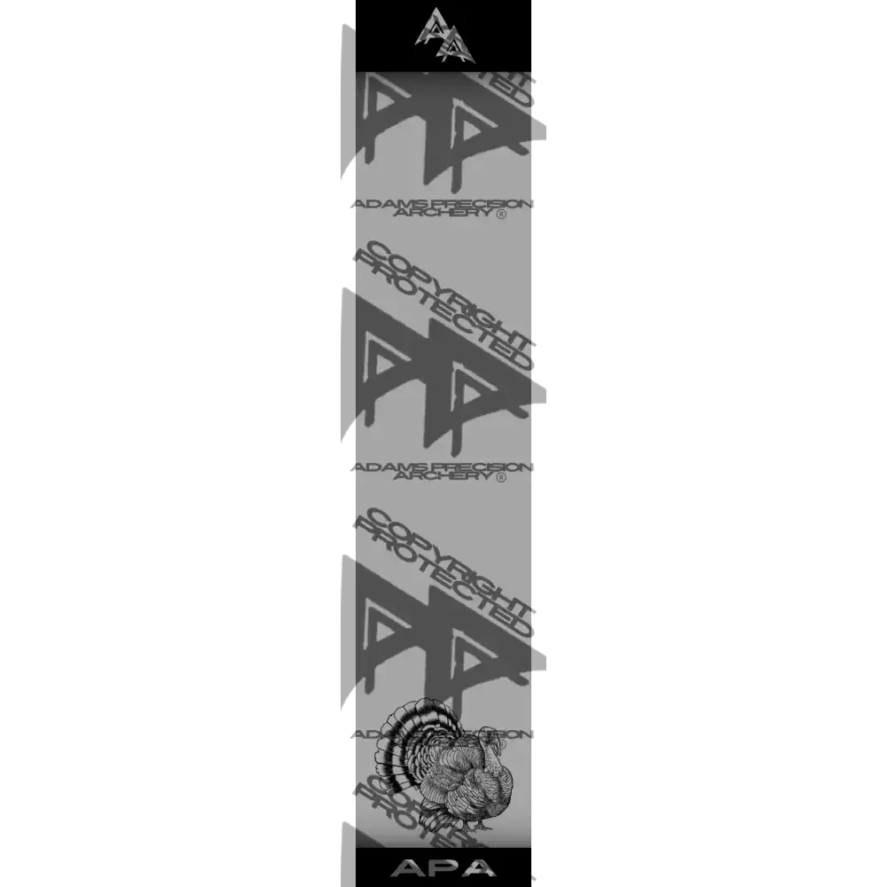 APA GAME SERIES TURKEY GREY ARROW WRAP