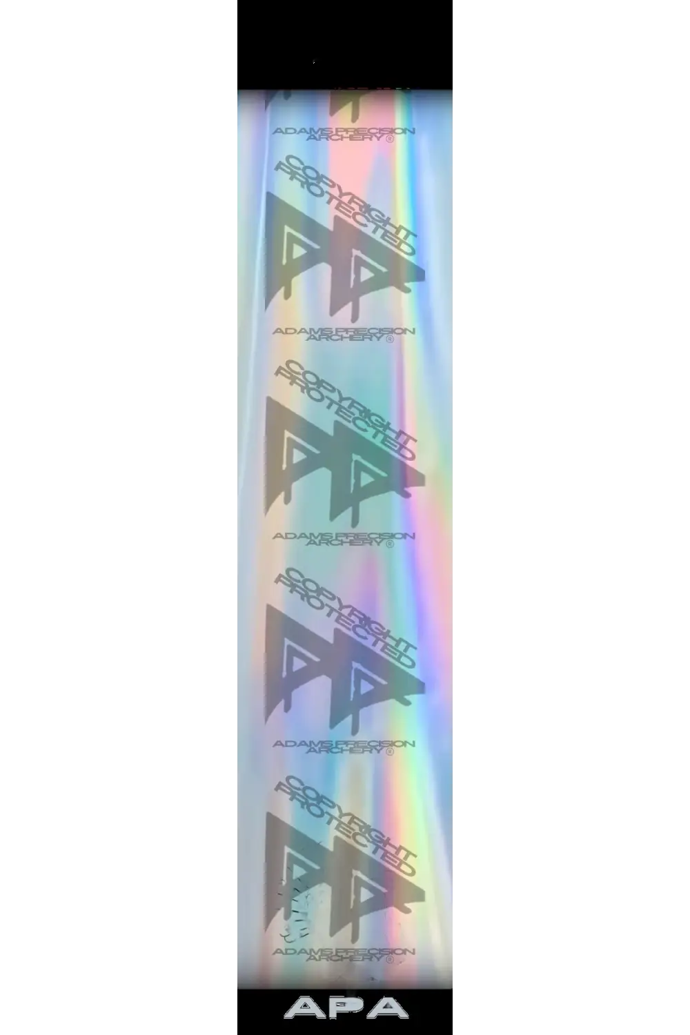 APA GAME SERIES TURKEY HOLOGRAPHIC ARROW WRAP  / TRADITIONAL