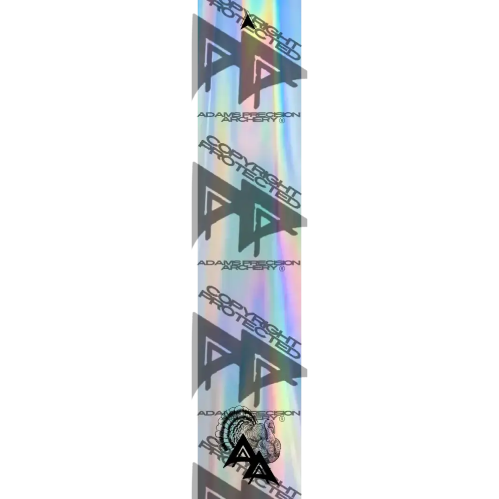APA GAME SERIES TURKEY HOLOGRAPHIC ARROW WRAP