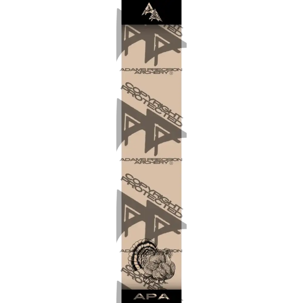 APA GAME SERIES TURKEY SAND ARROW WRAP