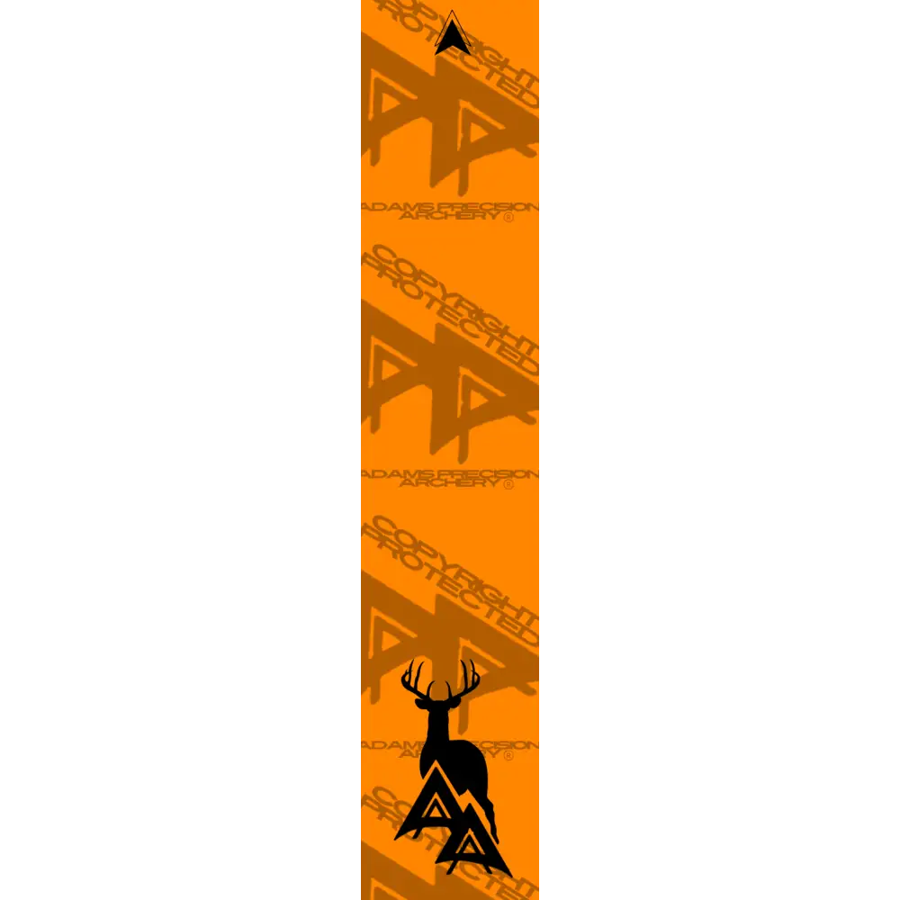 APA GAME SERIES WHITETAIL FLO ORANGE ARROW WRAP FLUORESCENT / TRADITIONAL