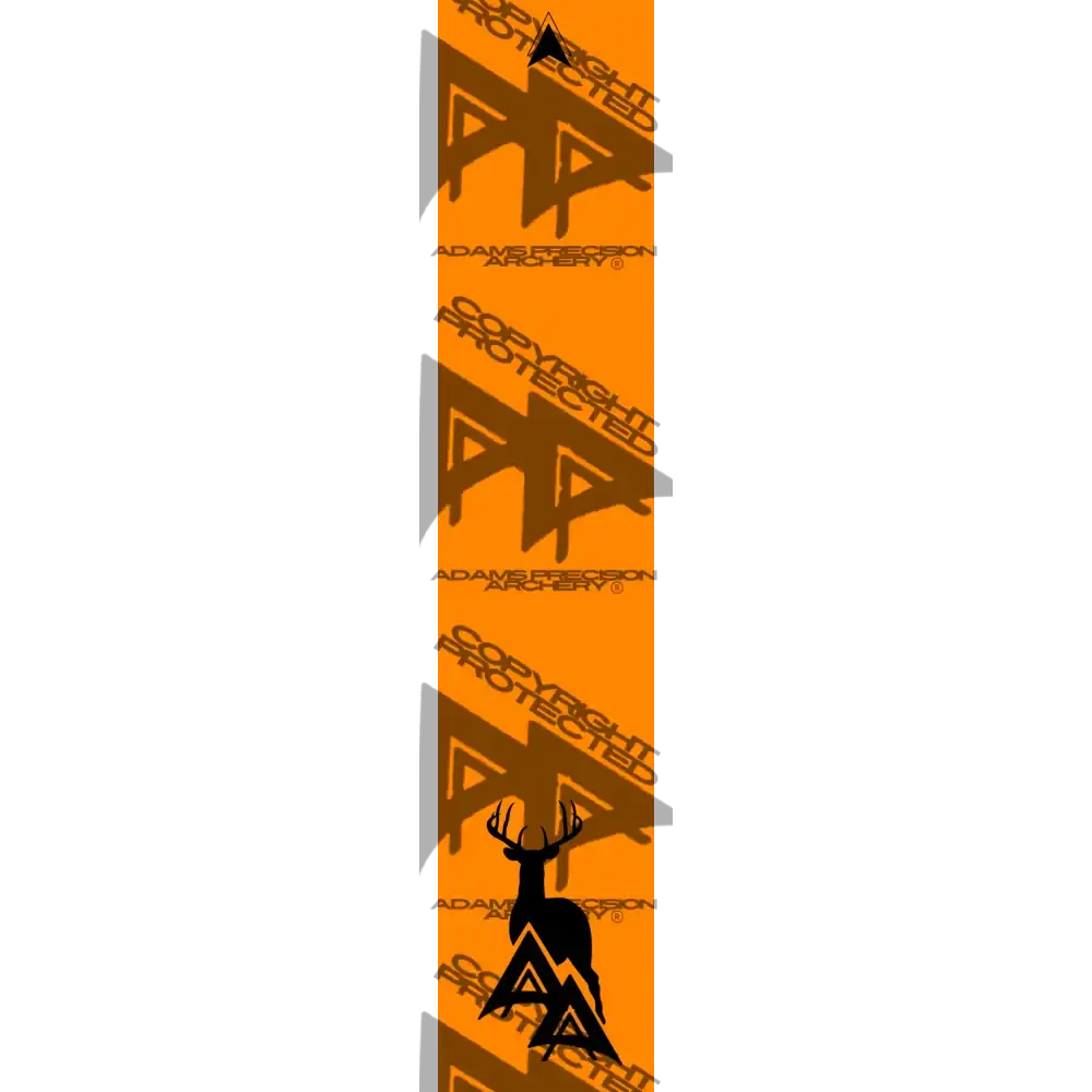 APA GAME SERIES WHITETAIL FLO ORANGE ARROW WRAP FLUORESCENT / TRADITIONAL