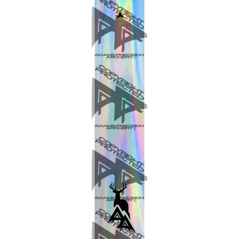 APA GAME SERIES WHITETAIL HOLOGRAPHIC ARROW WRAP