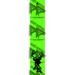 APA GAME SERIES WHITETAIL MOUNT FLO GREEN ARROW WRAP FLUORESCENT / TRADITIONAL