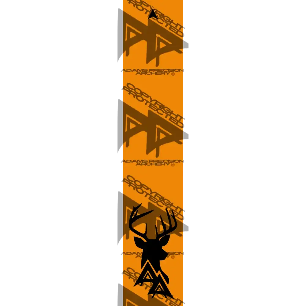 APA GAME SERIES WHITETAIL MOUNT FLO ORANGE ARROW WRAP FLUORESCENT / TRADITIONAL