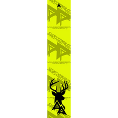 APA GAME SERIES WHITETAIL MOUNT FLO YELLOW ARROW WRAP FLUORESCENT / TRADITIONAL