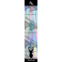 APA GAME SERIES WHITETAIL MOUNT HOLOGRAPHIC ARROW WRAP  / TRADITIONAL