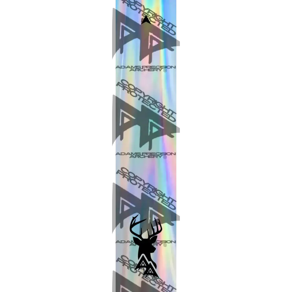 APA GAME SERIES WHITETAIL MOUNT HOLOGRAPHIC ARROW WRAP