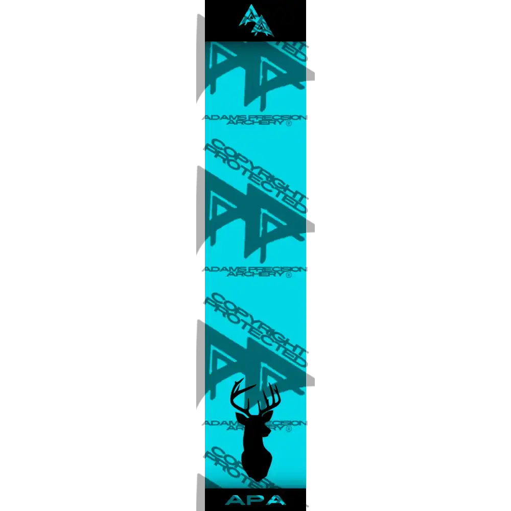 APA GAME SERIES WHITETAIL MOUNT TEAL ARROW WRAP