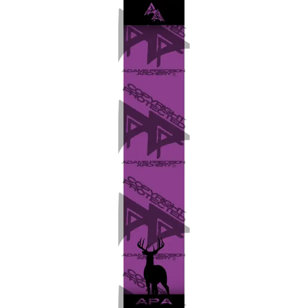 APA GAME SERIES WHITETAIL PURPLE ARROW WRAP